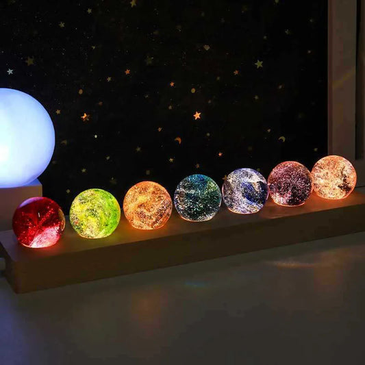 Fantasy Colorful Glass Star Ball
